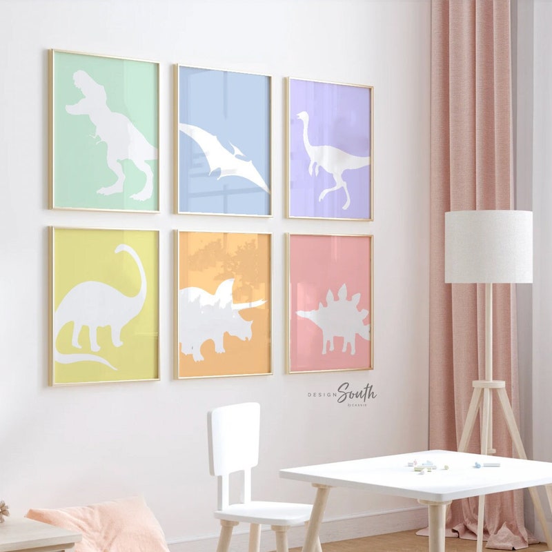 Dinosaur Bedroom Decor Etsy