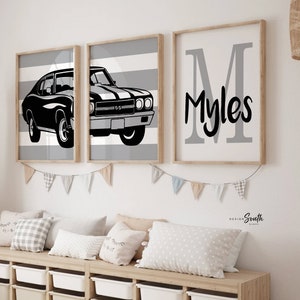 Car themed nursery decor outlet