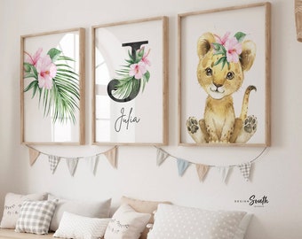 Tropischer Löwe für Mädchen: Name und Name des Babys individuell