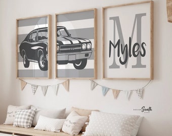 Chevelle SS Auto Poster: Vintage Kinderzimmer, Jungenzimmer Dekor