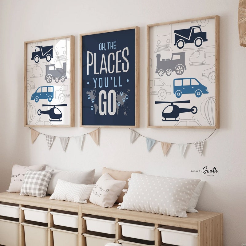 Boys Bedroom Art - Etsy