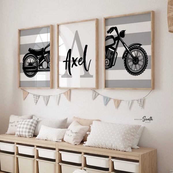 Motorcycle nursery, motorcycle kid gift, baby boy motorcycles, boys bedroom motorcycles, motorcycle theme, motorbike boys, boys wall decor