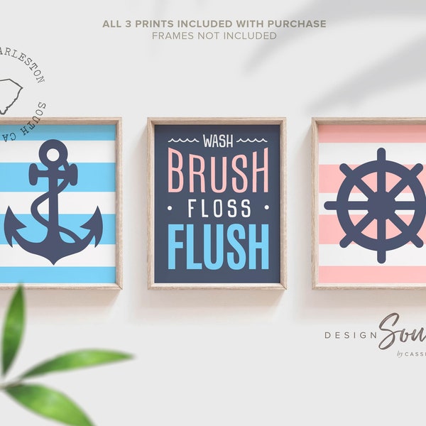 Boy Girl Bathroom Etsy