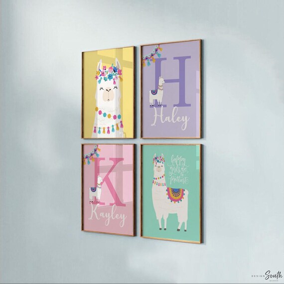 Sister room decor, big girl room two sisters, gift for sisters, shared bedroom personalized names, sisters room decorations, twin sister art
