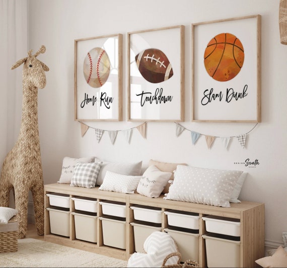 Sports themed 2025 baby nursery