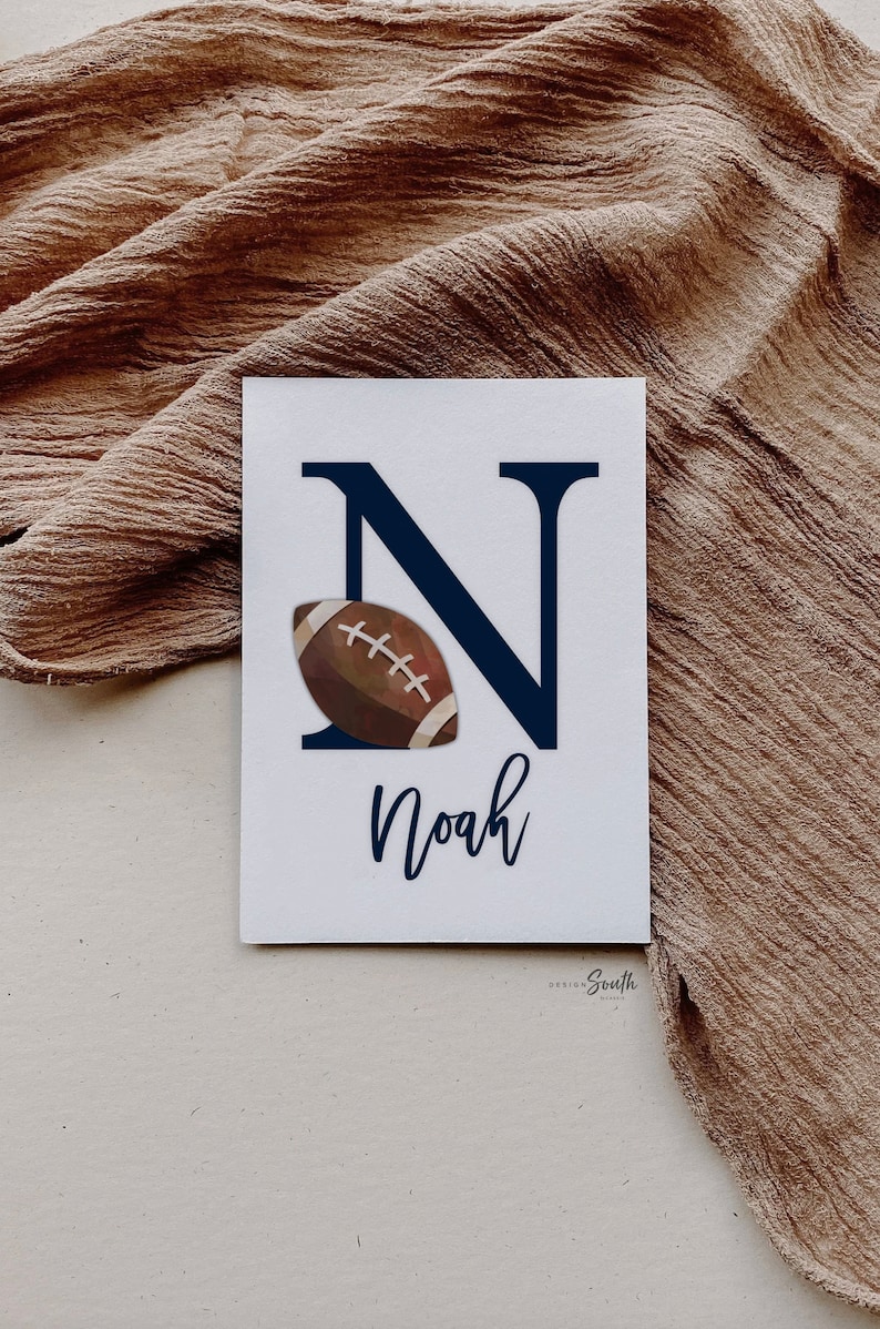 Stripes Boys Room Decor Sports Themed Prints Personalized - Etsy