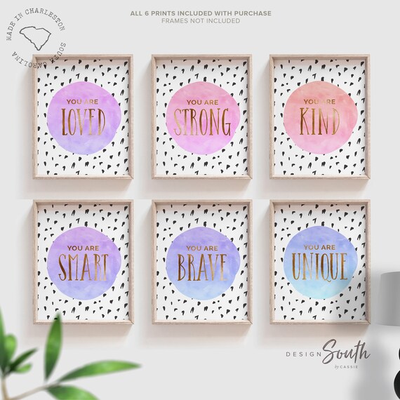 Playroom wall art, playroom decor, kids bedroom decor, playroom prints, children prints, set of 6, modern playroom, fun playroom decorations