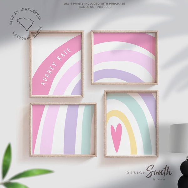 Purple Aqua Wall Art Etsy