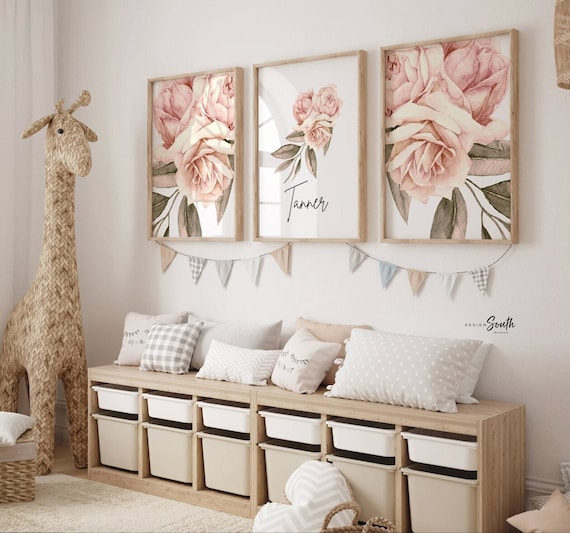 Rose themed hotsell baby nursery