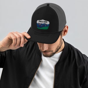 Cappello da camionista del New Hampshire - Take a Hike - NH Franconia Ridge Mesh Cap White Mountains