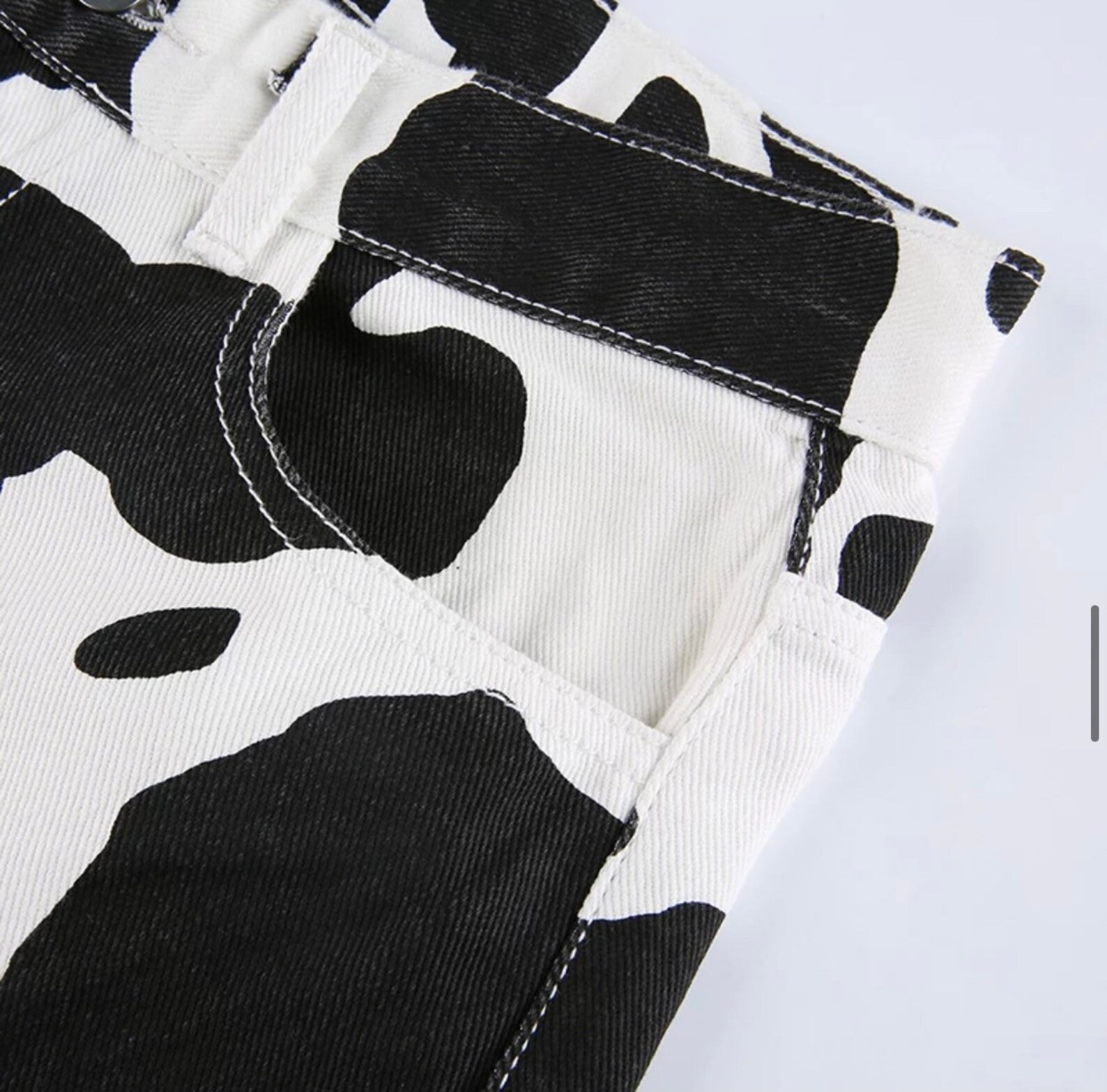 cow print pants womens