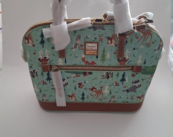 Rare Retired Bambi Dooney and Burke Satchel