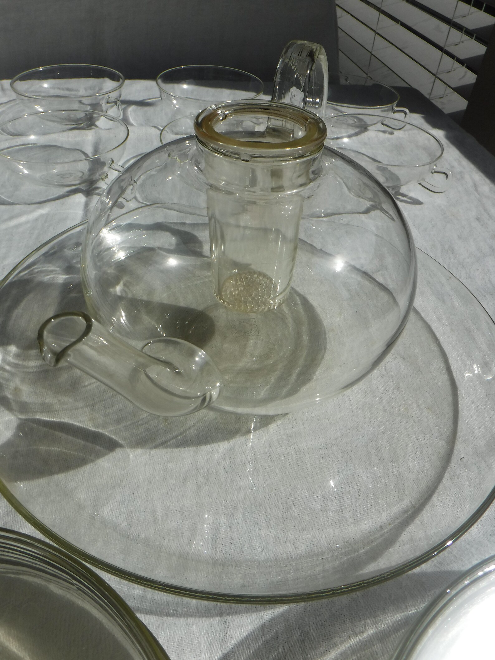 Jena Glass Tea Set Bauhaus German 1930's / Schott Etsy