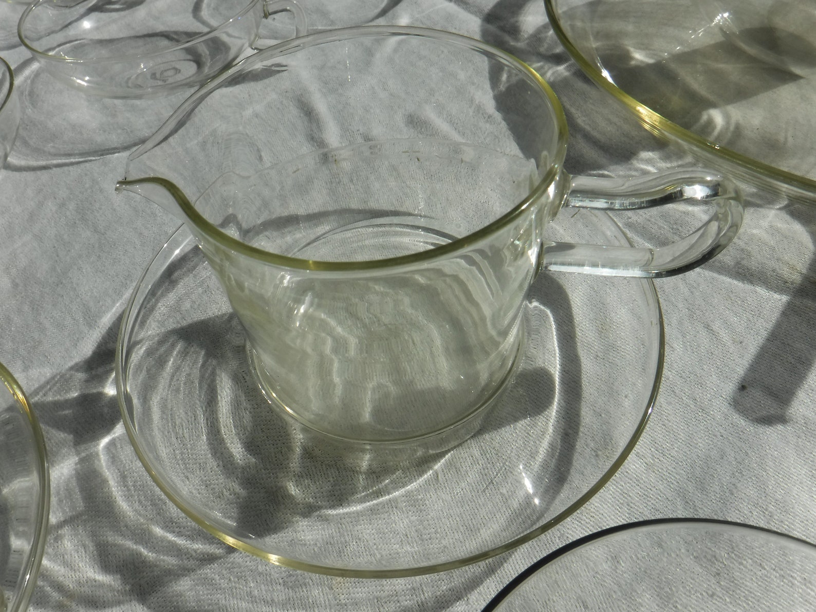Jena Glass Tea Set Bauhaus German 1930's / Schott Etsy