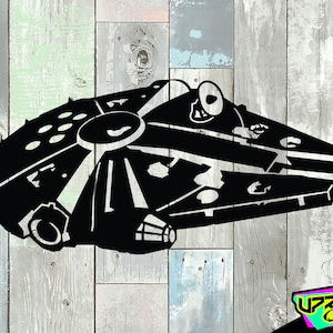 Star Wars Millennium Falcon Truck Window Decal – Custom Vinyl Graphics