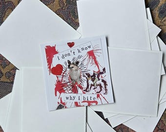 I Bite sticker