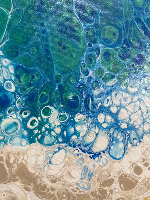 Creating Cells with Floetrol - Creating Fluid Acrylic Paintings