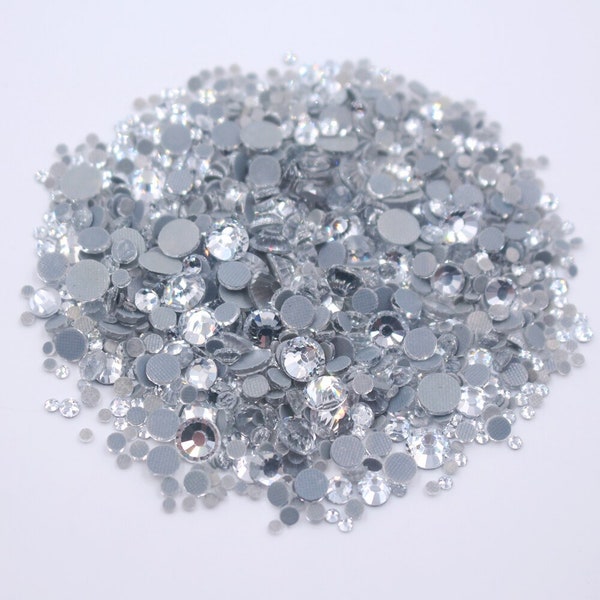 ss10 Hot Fix  Rhinestones crystal, for clothes, dance costumes,wholesale. 1440pcs rhinestones, glass ss10