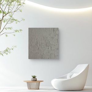 Dipinto originale di sabbia di Siesta Key. Dipinto di sabbia naturale di Siesta Beach, decorazione da parete neutra, arte da parete moderna, texture artistica, arte da parete minimalista.