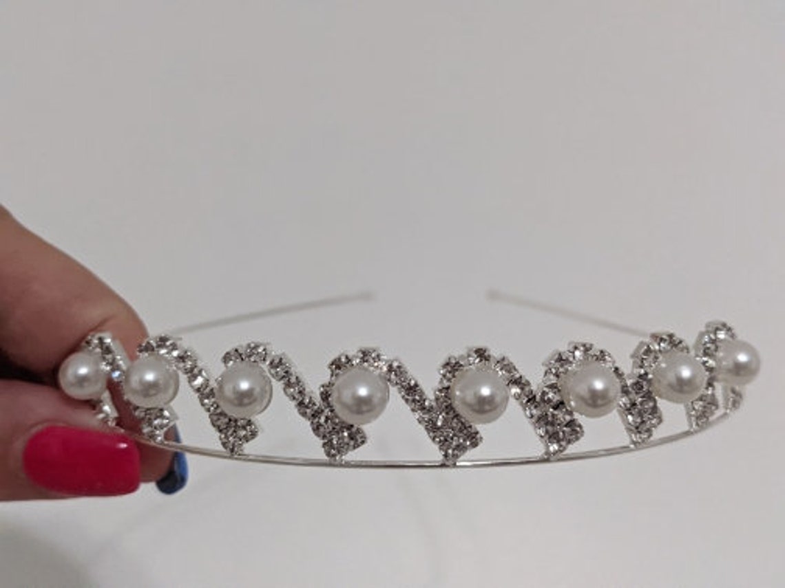 Xiwstar Haargummis Mit Perlen & Strass – 4 Stück Set, Elastisch, Für Damen & Mädchen