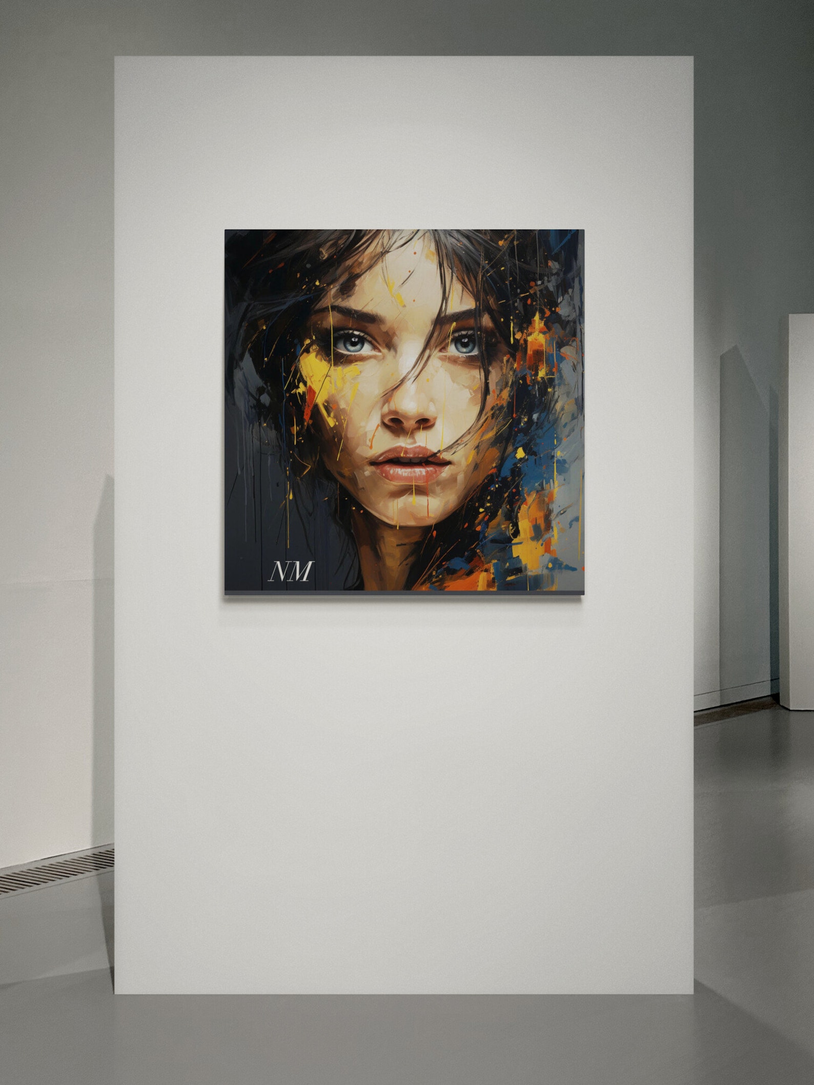 Woman Face Wall Art. ART Print. Painting for a Beauty Etsy