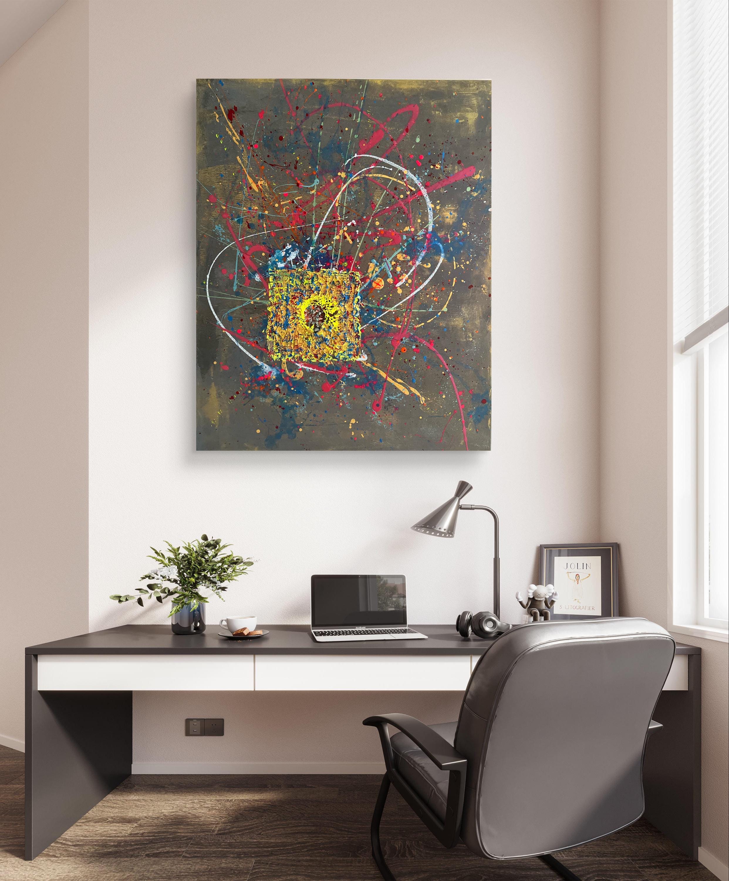 Original Abstract Painting on Canvas, Handmade Modern Wall Art - Etsy