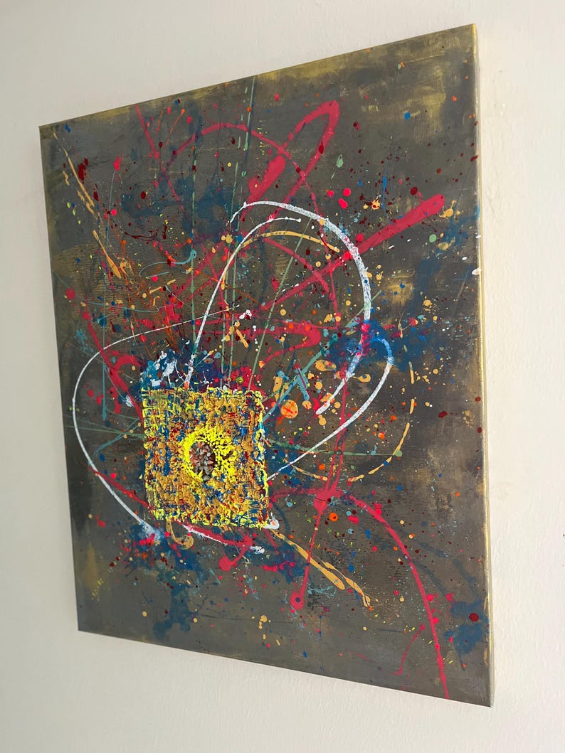 Original Abstract Painting on Canvas, Handmade Modern Wall Art - Etsy
