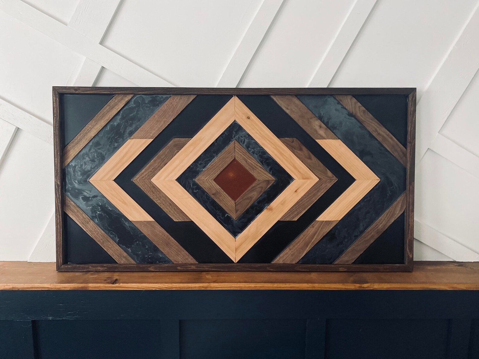 Epoxy Art Wall Decor Epoxy Inlay Epoxy Resin Wood Wall Etsy