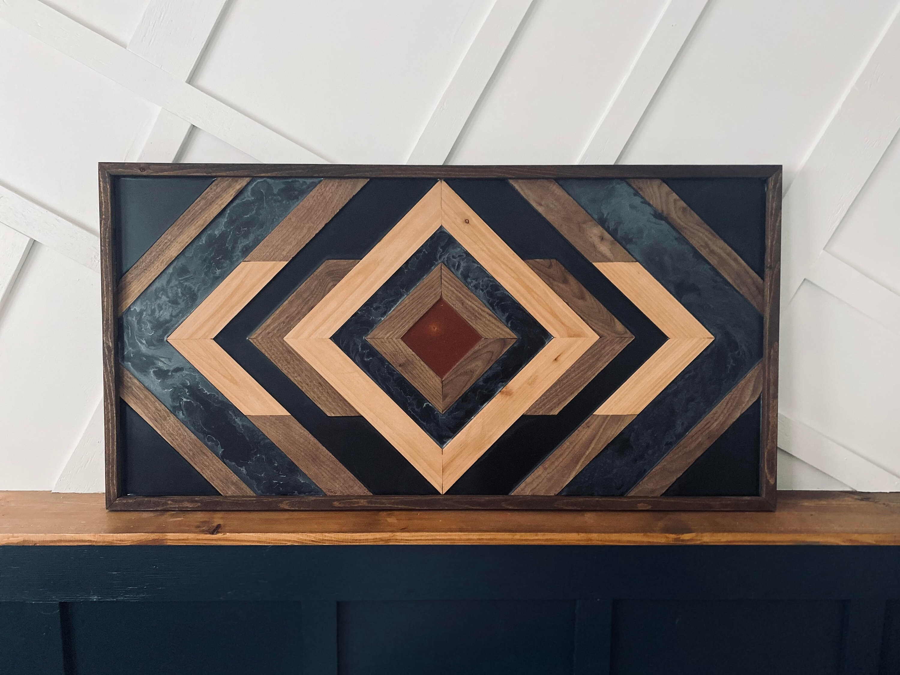 Epoxy Art Wall Decor Epoxy Inlay Epoxy Resin Wood Wall Etsy