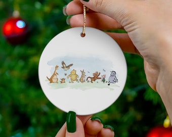 Disney Winnie the Pooh Christmas Ornament Set of 6 - Etsy