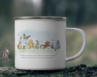 Classic Winnie the Pooh & Friends Enamel Camping Mug Classic Pooh Retro Mug Winnie the Pooh