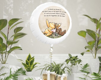 Classic Pooh Mylar Balloon | Reusable Helium Balloon | Baby Shower Decor | 1st Birthday Decor
