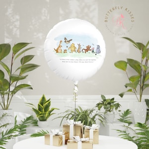 Classic Pooh & Friends | Mylar Helium Balloon | Reusable balloon | Baby Shower Decor