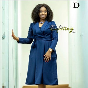 Navy blue dress for funeral sales