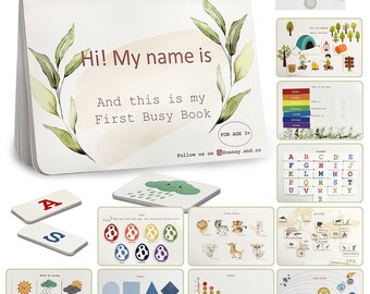 Busy Book for toddlers Montessori inspired