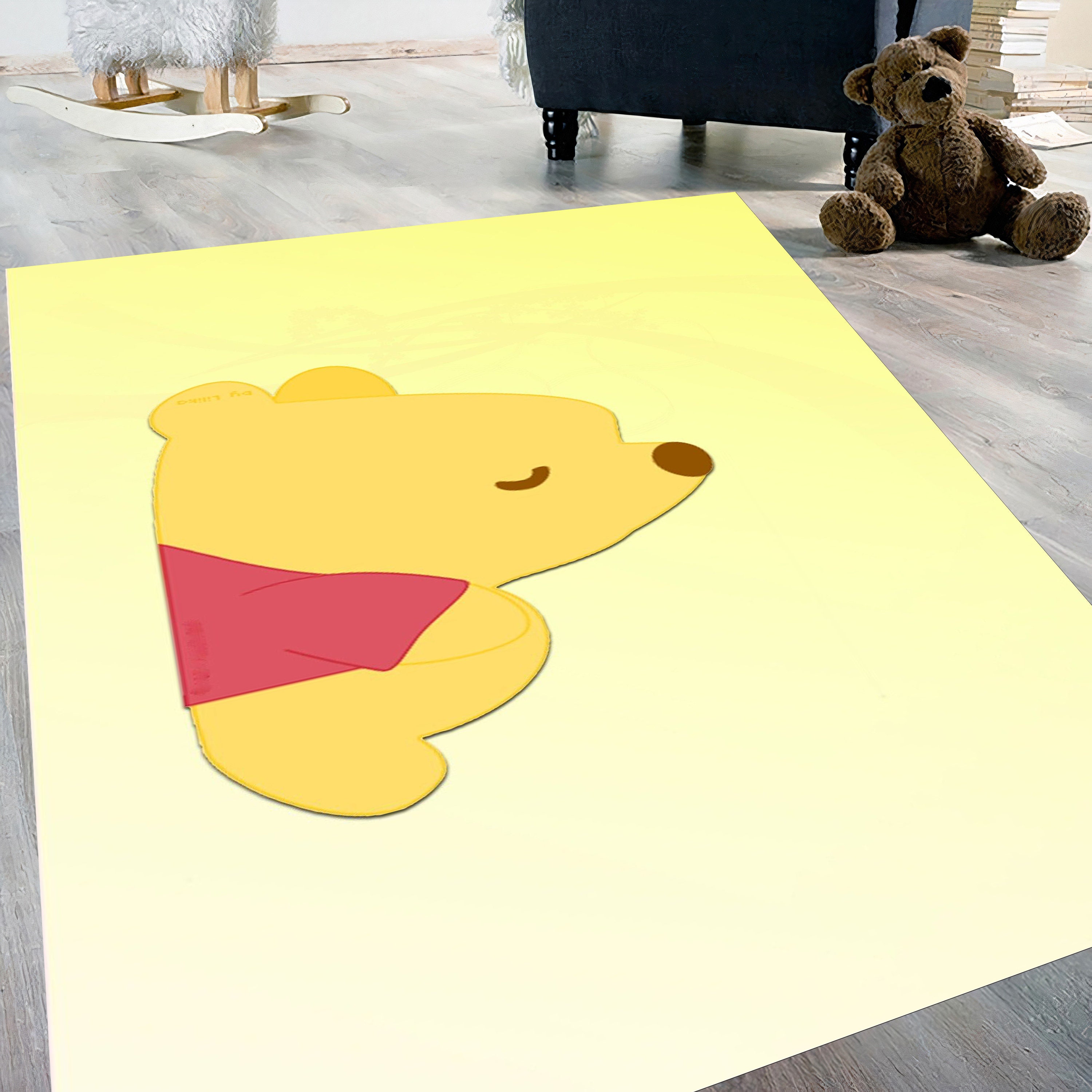 Winnie The Pooh, Winnie The Pooh Rug, Kids Room Rug, Nursery Rug, Cute