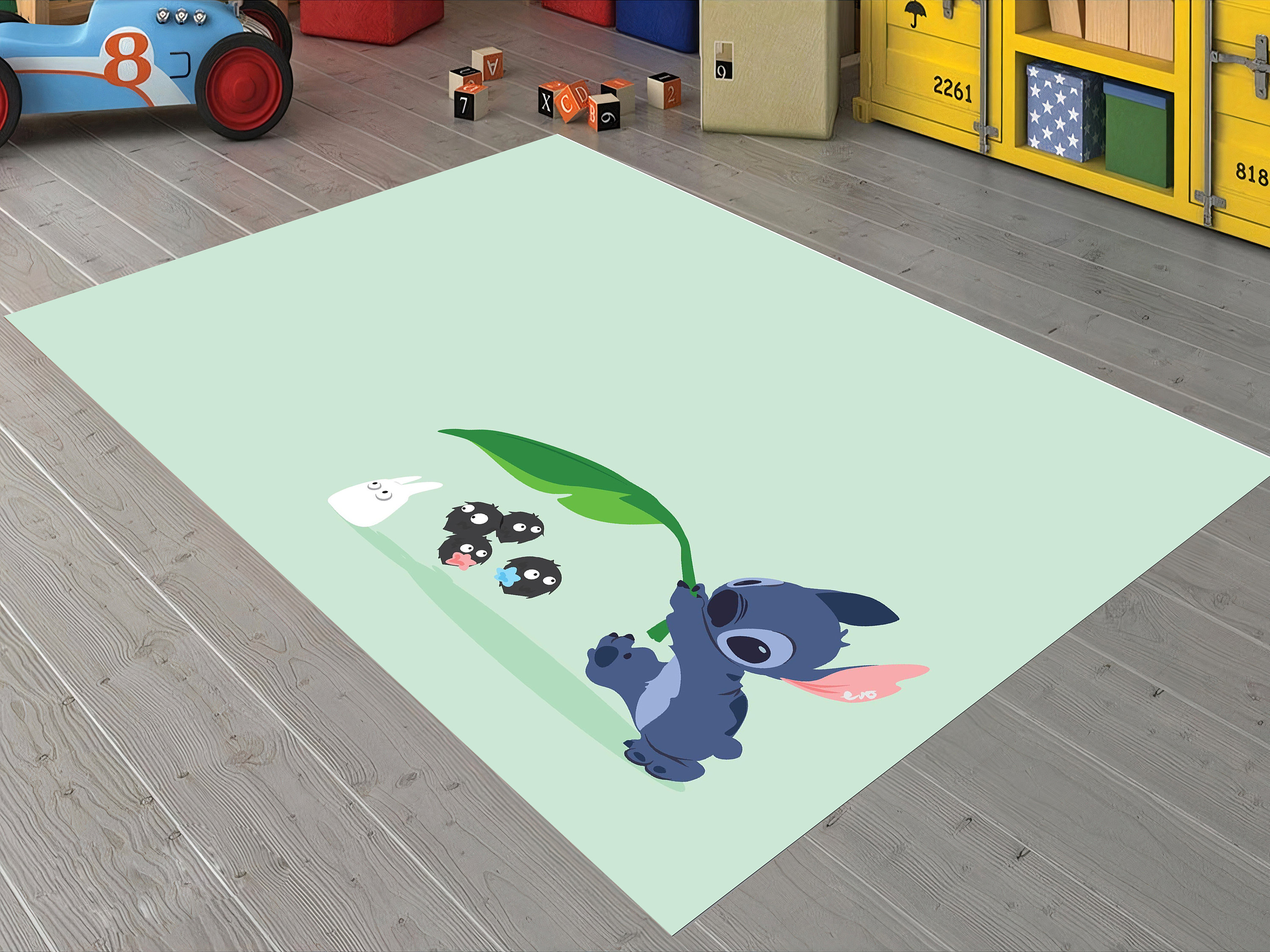 FAMILIO Tapis de Souris Cartoon Stitch Tapis de Souris de Jeu de Table Tapis  de Souris