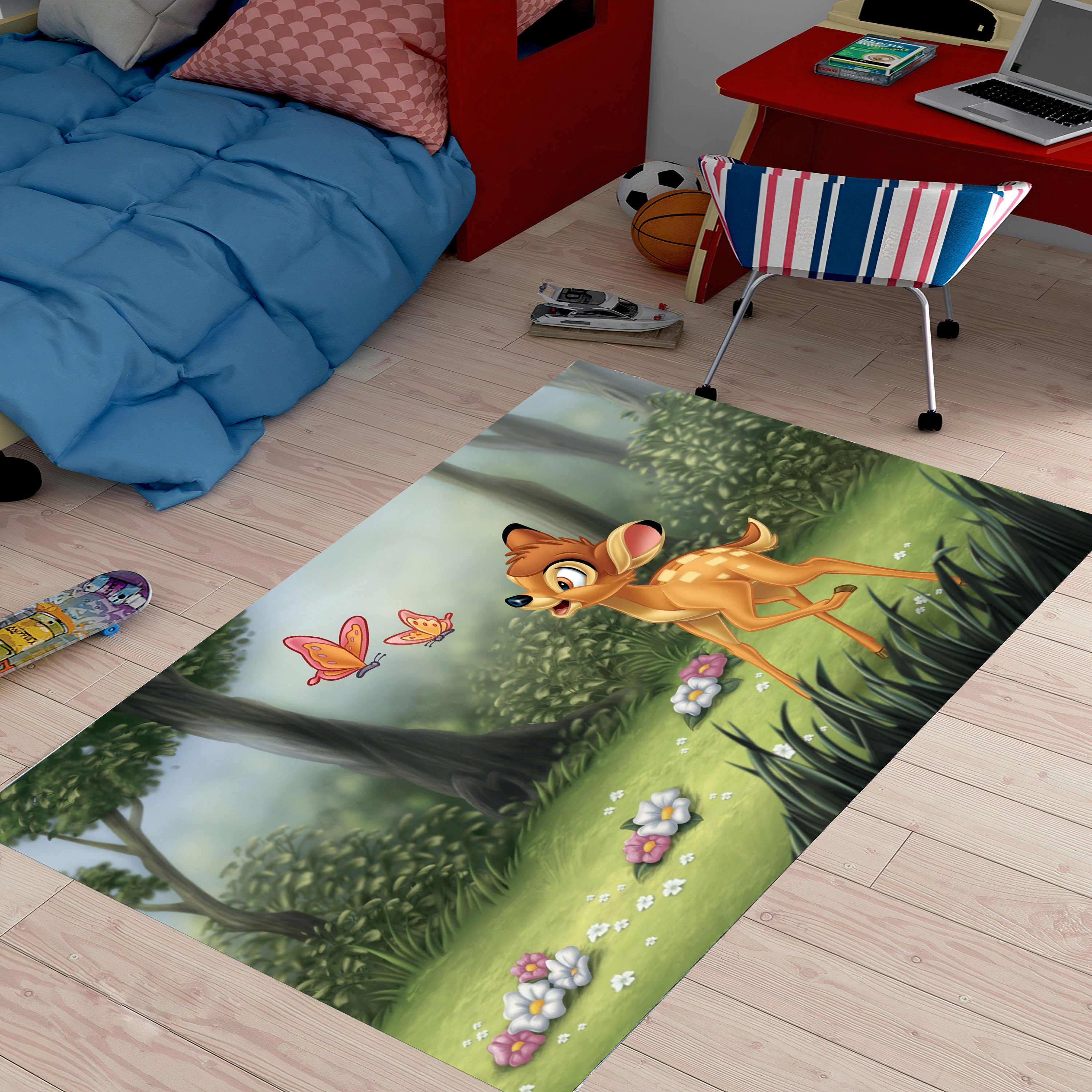 Discover Disney Bambi, Tappeto Disney Bambi, Tappeto per camera