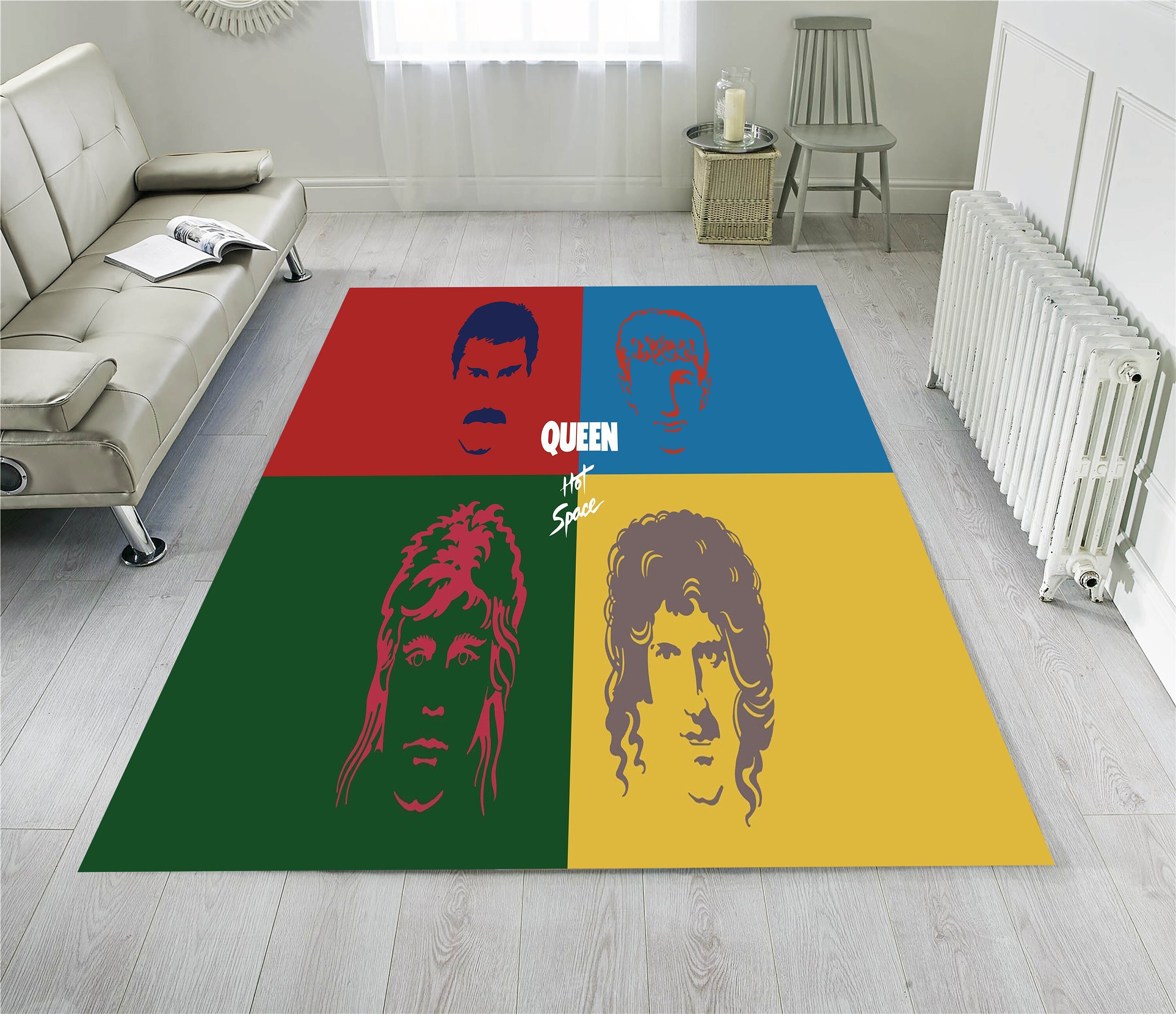 Freddie Mercury Freddie Mercury Rug Queen Band Queen Band Etsy