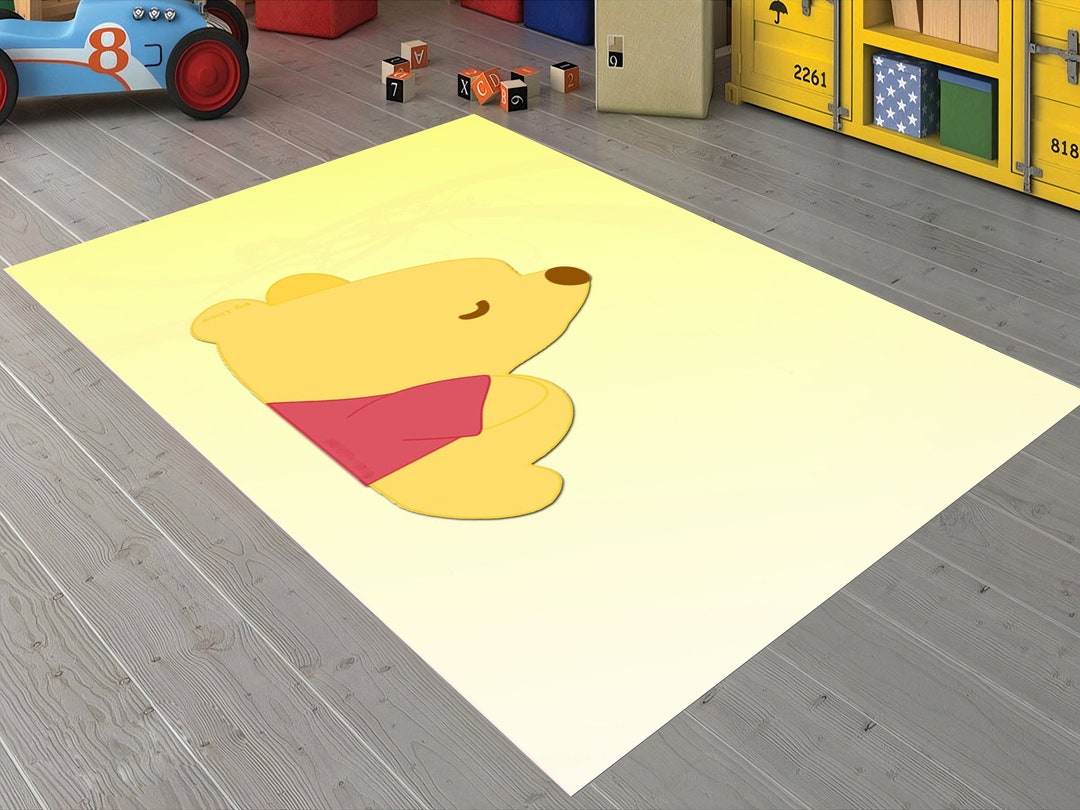 Winnie the Pooh Winnie the Pooh Rug Kids Room Rug Nursery Etsy