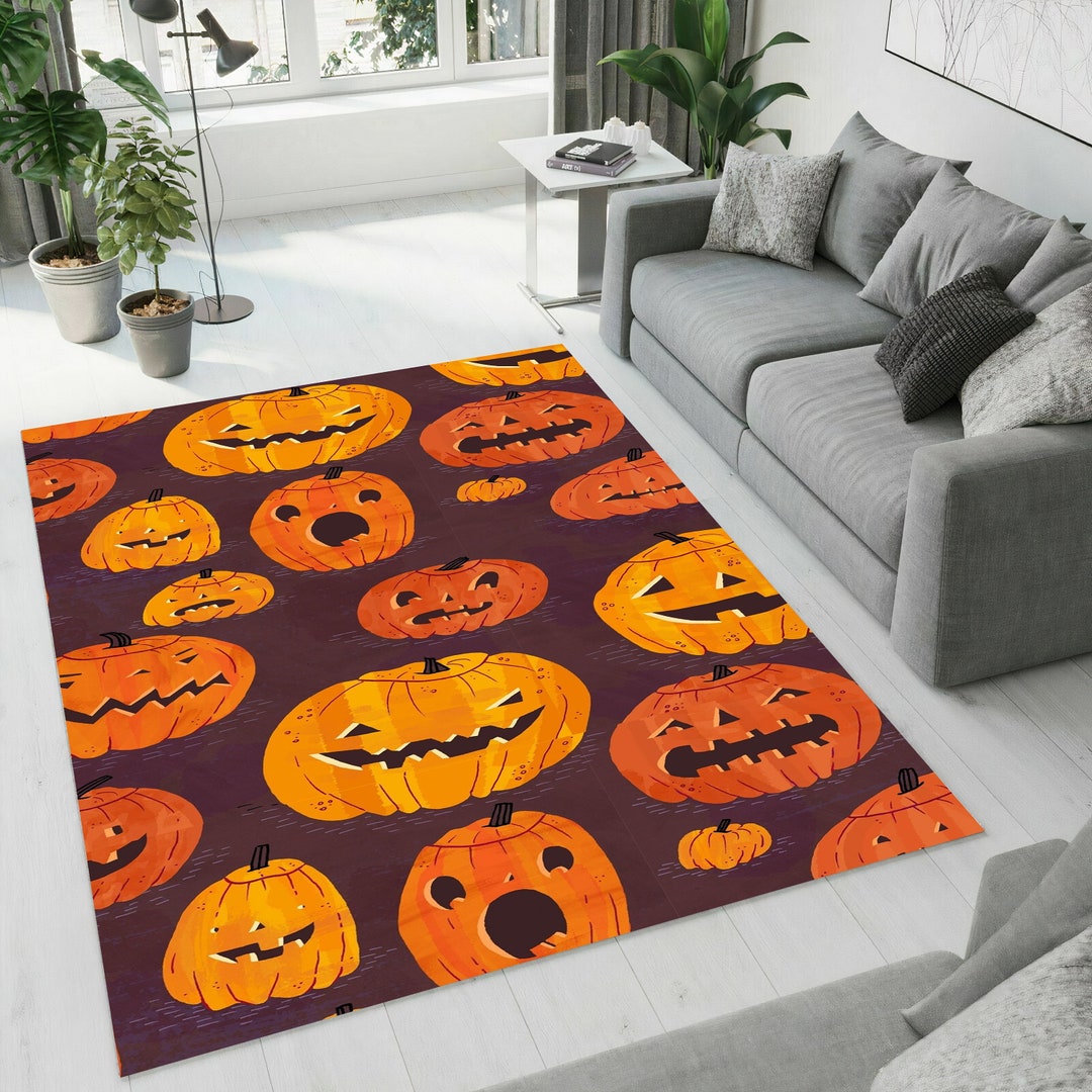 Halloween Themed Rug Halloween Gift Rug for Living Room Rug Etsy