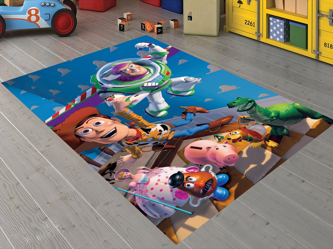 Toy Story, Toy Story Rug, Kids Room Rug, Sheriff Woody, Nursery Rug