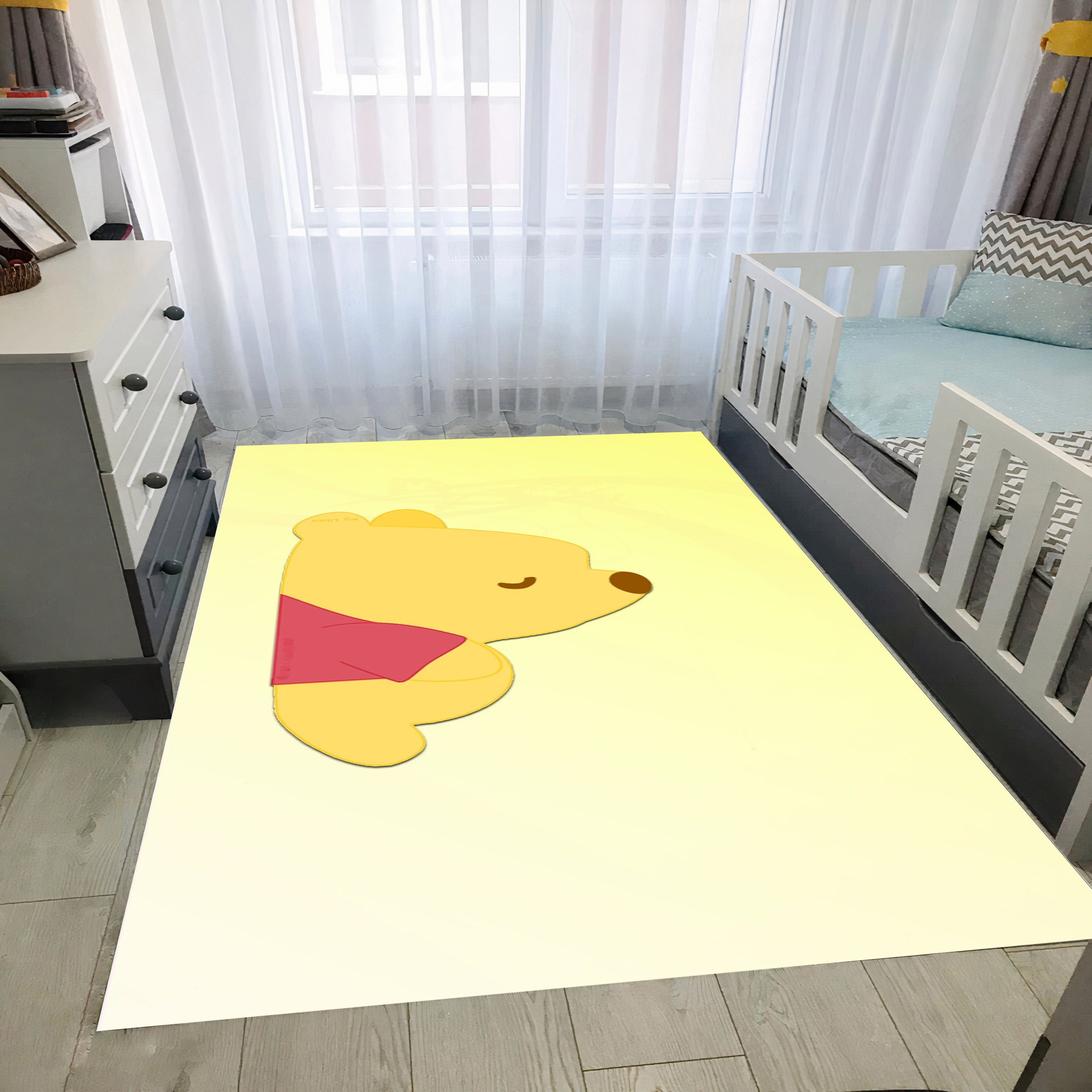 Winnie The Pooh, Winnie The Pooh Rug, Kids Room Rug, Nursery Rug, Cute