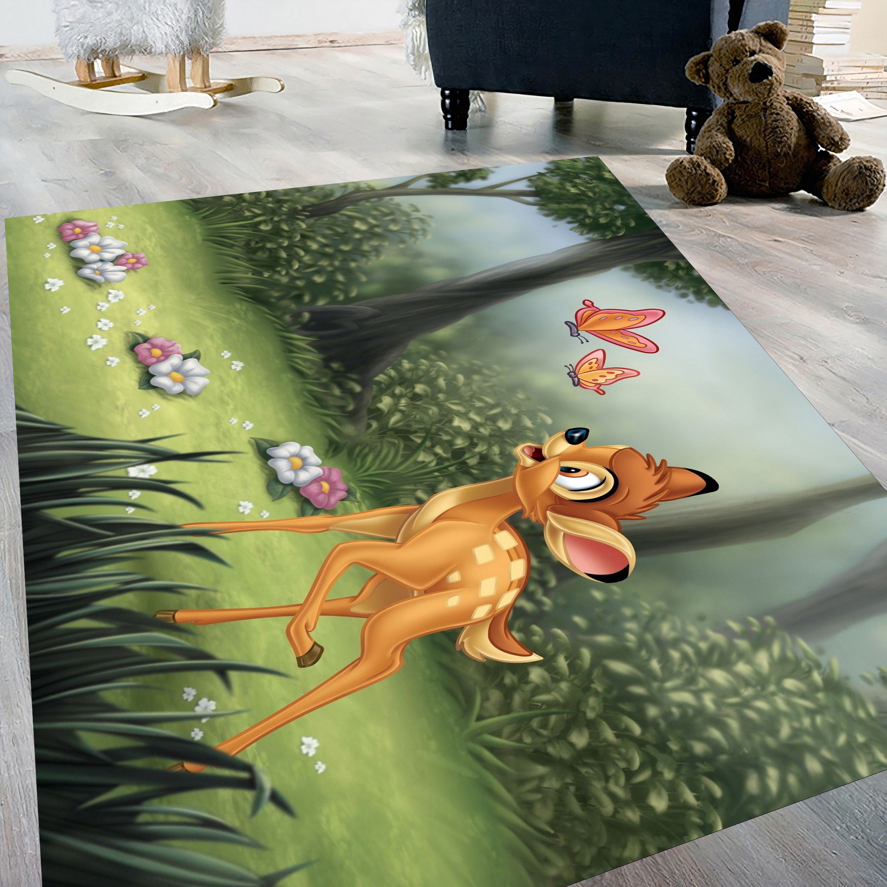Discover Disney Bambi, Tappeto Disney Bambi, Tappeto per camera
