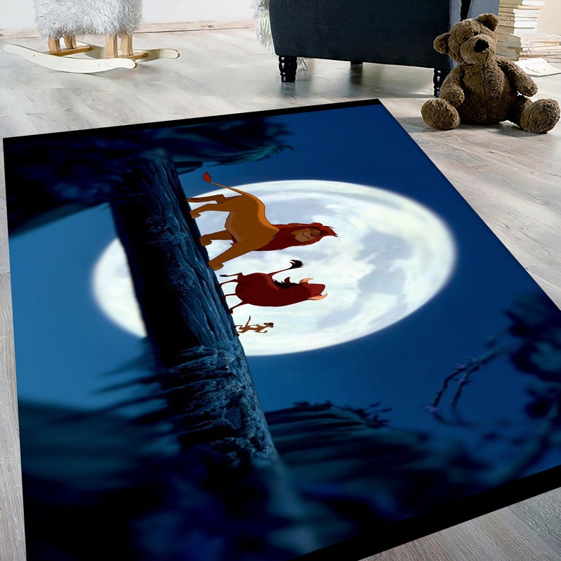 Disney Lion King Lion King Rug Kids Room Rug Nursery Rug Etsy