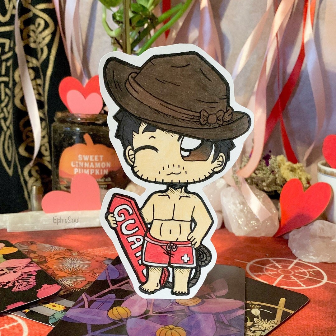 Chibi Lifeguard Stickers Etsy