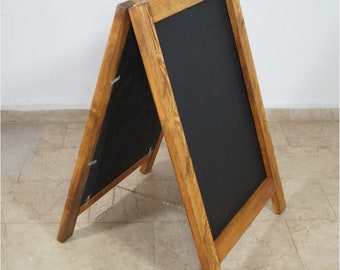 Vintage Portuguese Small Slate Chalkboard. Vintage Double Side Chalkboard.  Decorative Slate Chalkboard. 