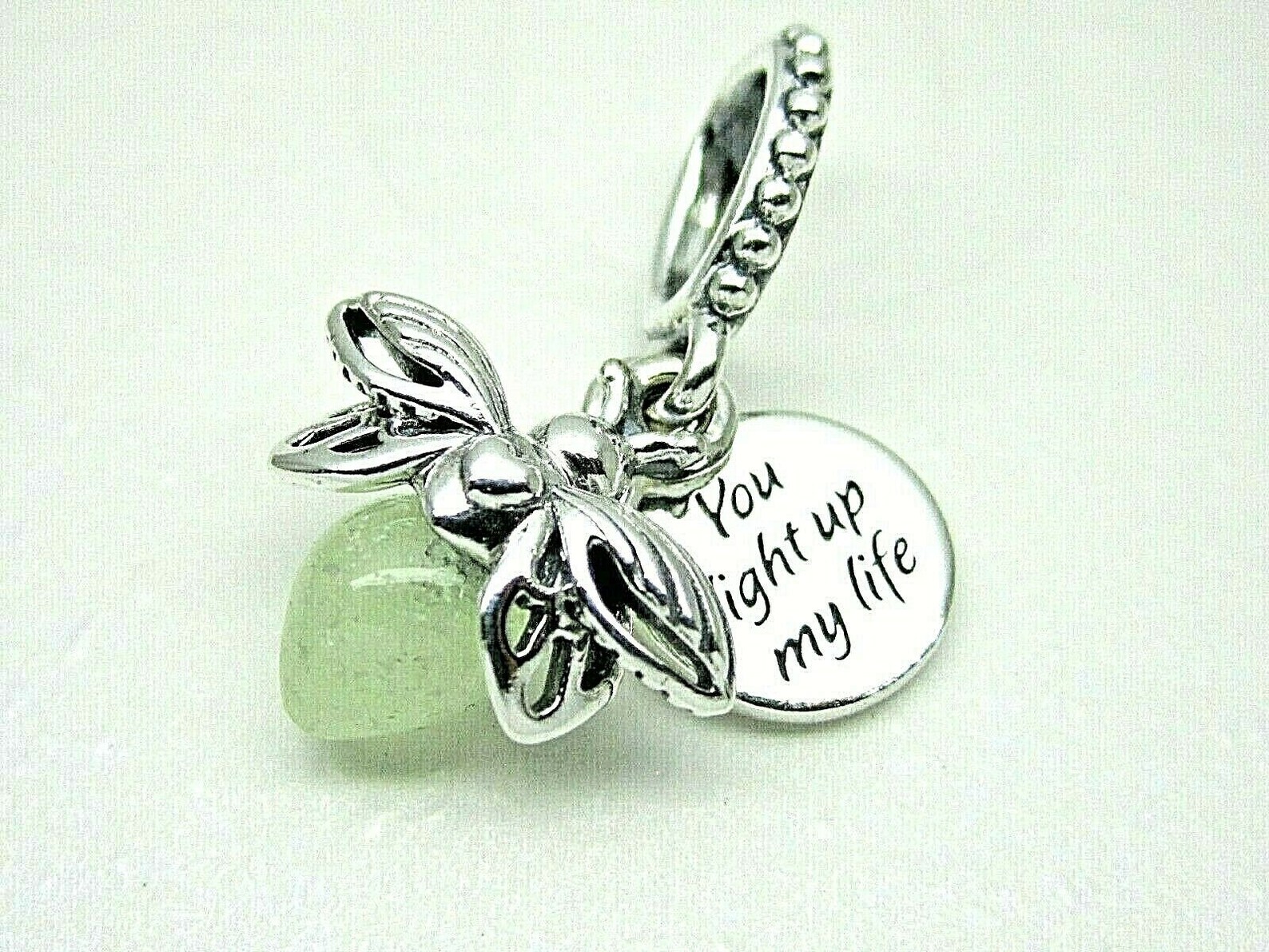 FireflyGlowinthedark Light up your life Pendant Charm Etsy