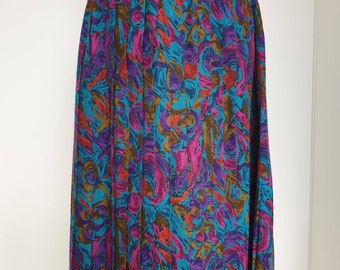 mid length pleated skirts etsy