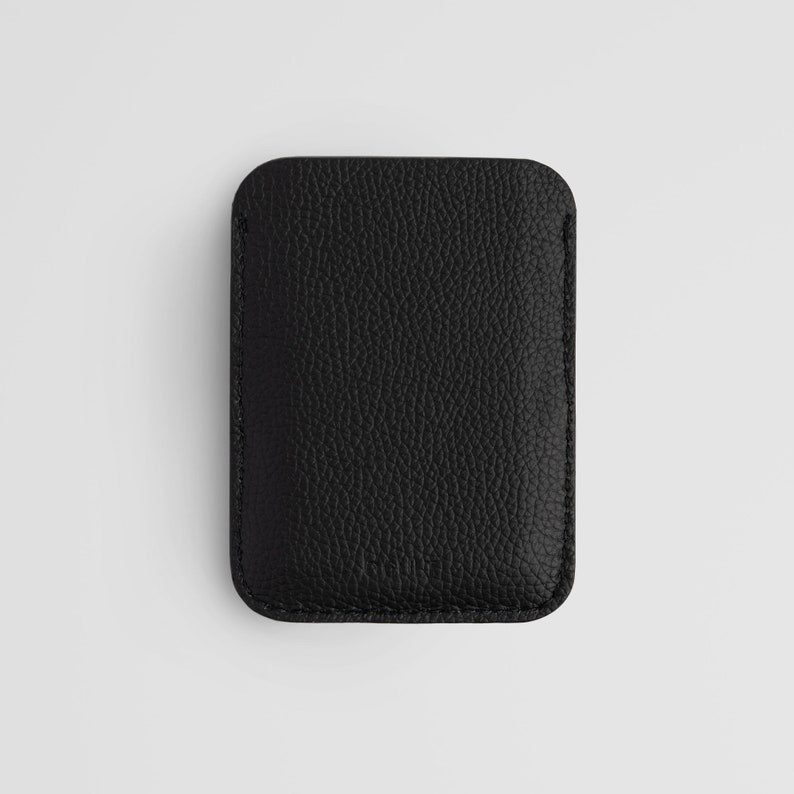 Minimalist Black Card Holder Wallet for Men and Women Etsy